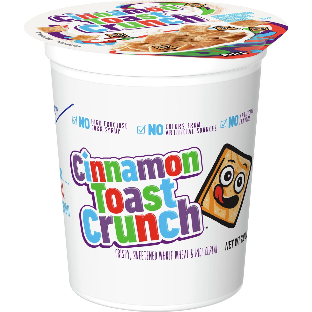 Cinnamon Toast Crunch, Breakfast Cereal, Cinnamon Sugar Squares, 2 oz