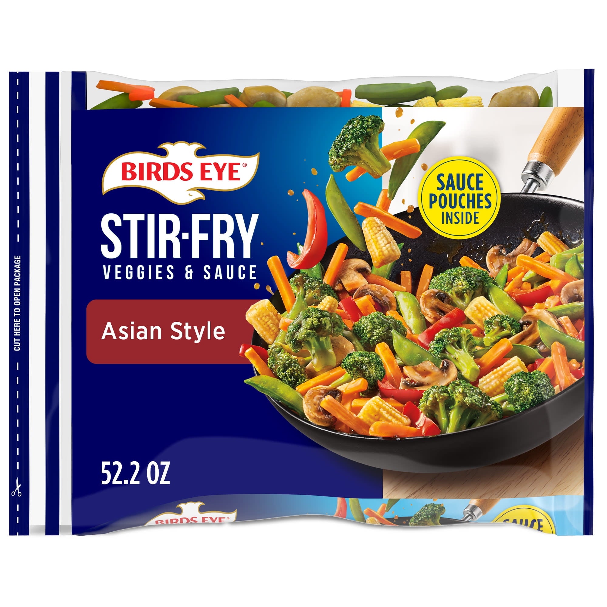 Birds Eye Asian Stir Fry Vegetables, Frozen Vegetables, 52.2 oz Bag (Frozen)