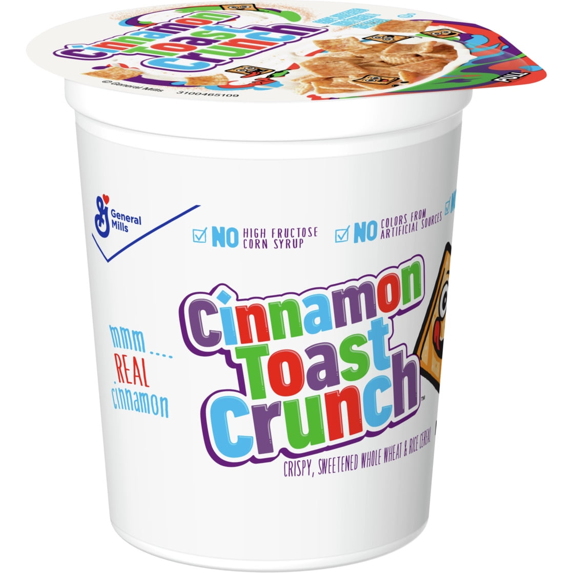 Cinnamon Toast Crunch, Breakfast Cereal, Cinnamon Sugar Squares, 2 oz