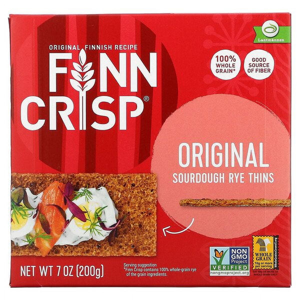 Finn Crisp, Sourdough Rye Thins, Original, 7 oz