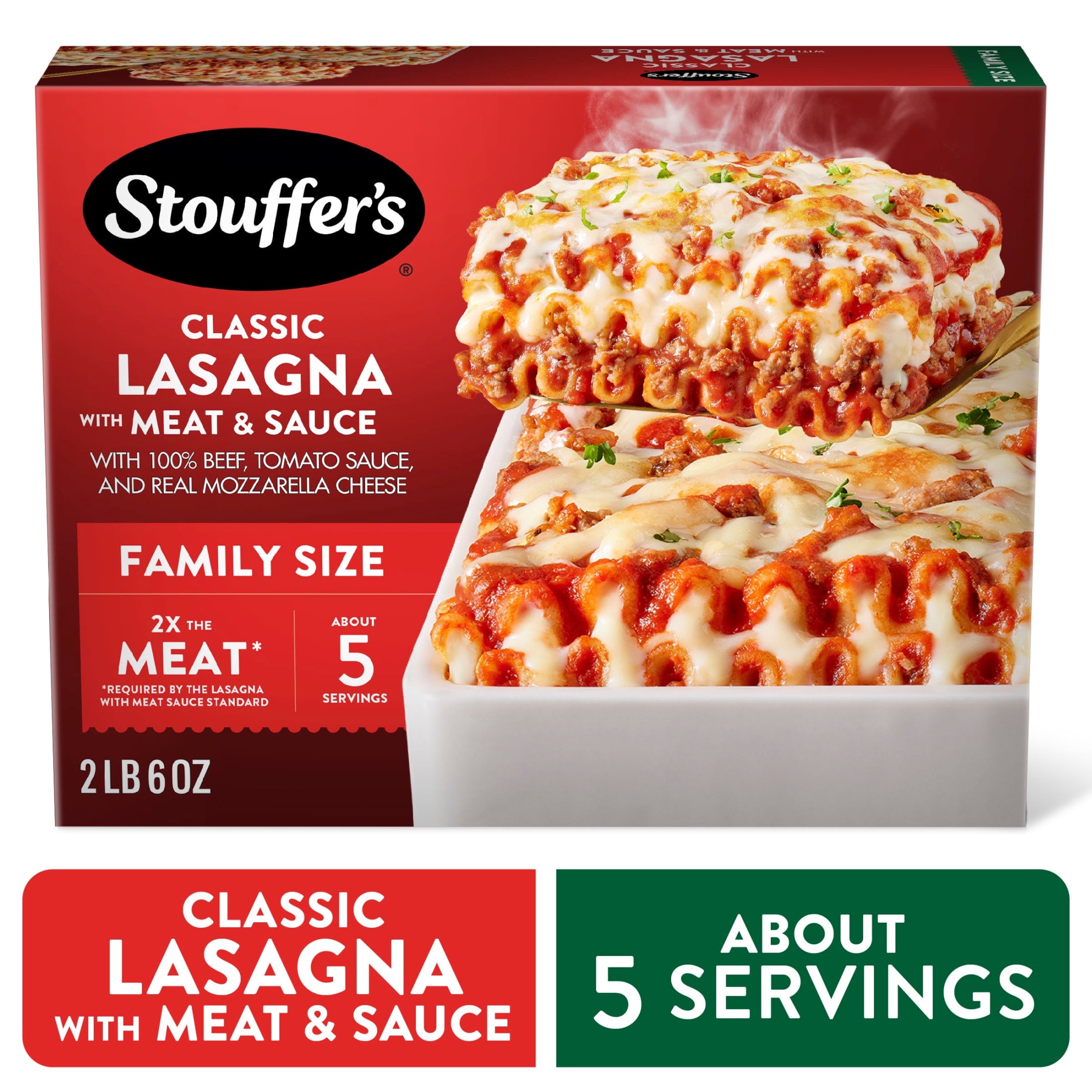 Stouffer's Family Size Lasagna with Meat & Sauce Frozen Meal