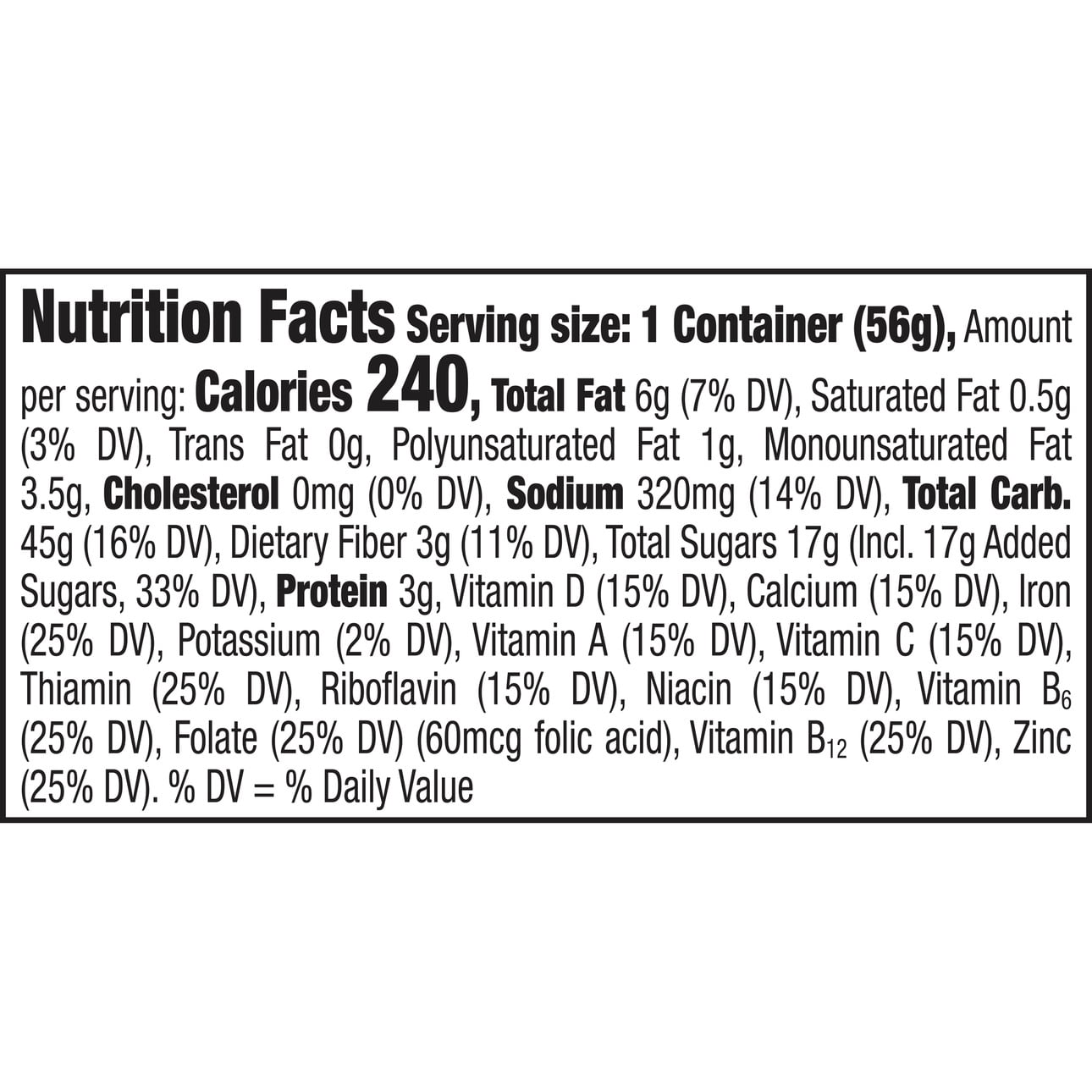 Cinnamon Toast Crunch, Breakfast Cereal, Cinnamon Sugar Squares, 2 oz